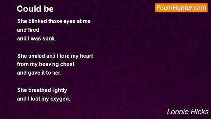 Lonnie Hicks - Could be