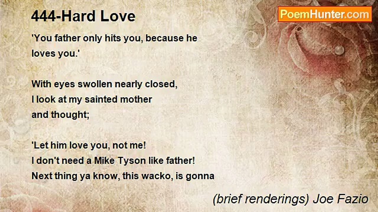 (brief renderings) Joe Fazio - 444-Hard Love