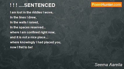 Seema Aarella - ! ! ! ....SENTENCED