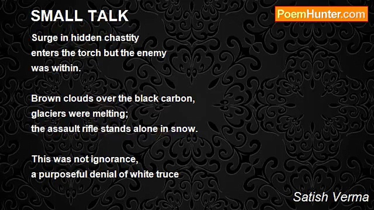 Satish Verma - SMALL TALK