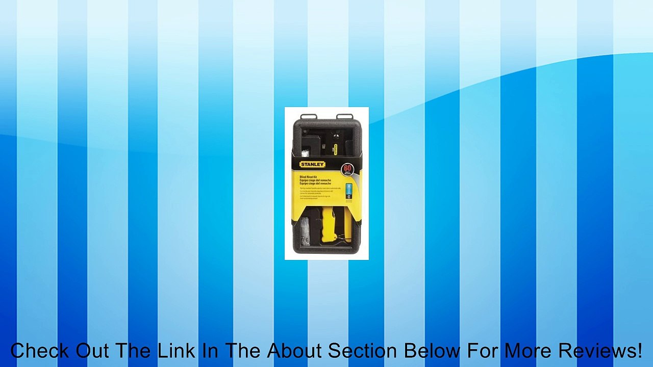 Stanley Rivet Tool Kit Steel Assortment Of 60 Review