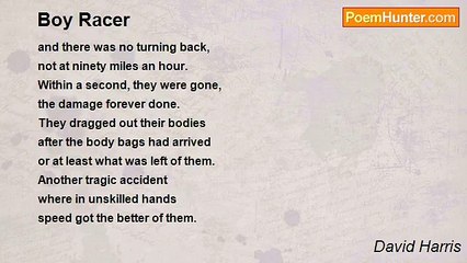 David Harris - Boy Racer