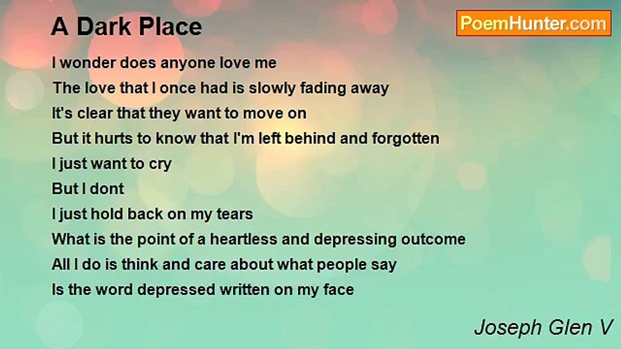 Joseph Glen V - A Dark Place