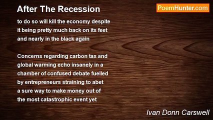 Ivan Donn Carswell - After The Recession