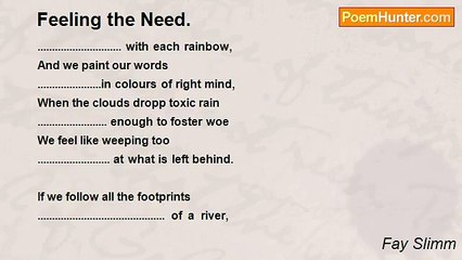 Fay Slimm - Feeling the Need.