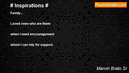 Marvin Brato Sr - # Inspirations #