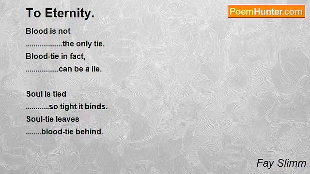 Fay Slimm - To Eternity.