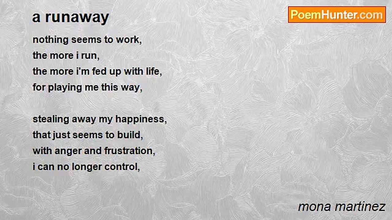 mona martinez - a runaway
