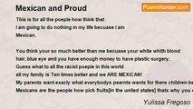 Yulissa Fregoso - Mexican and Proud