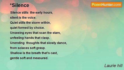 Laurie hill - *Silence