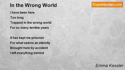 Emma Kessler - In the Wrong World