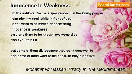 Mohammed Hassan (Piracy In The Mediterranean) - Innocence Is Weakness