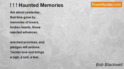 Bob Blackwell - ! ! ! Haunted Memories