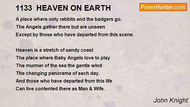 John Knight - 1133 HEAVEN ON EARTH