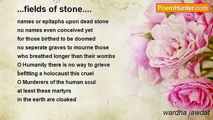 wardha jawdat - ...fields of stone....