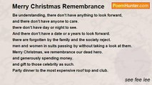 see fee lee - Merry Christmas Remembrance