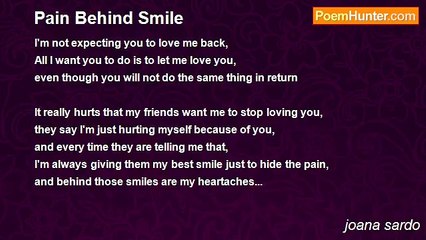 joana sardo - Pain Behind Smile