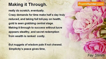 Fay Slimm - Making it Through.