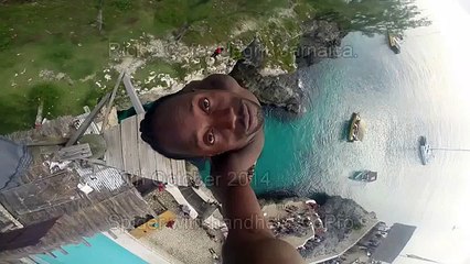 Plongeon spectaculaire de 25 mètres de hauteur