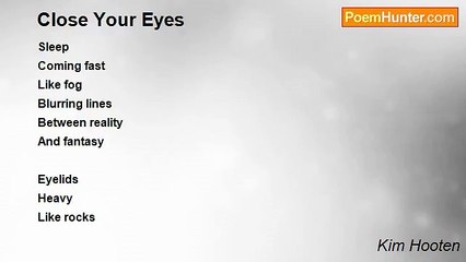 Kim Hooten - Close Your Eyes