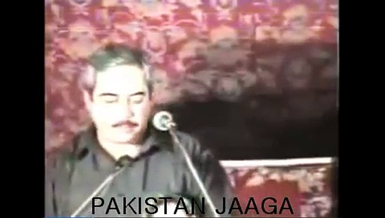 Mir Murtaza Bhutto Blasts Asif Ali Zardari And Benazir Bhutto In His Speech