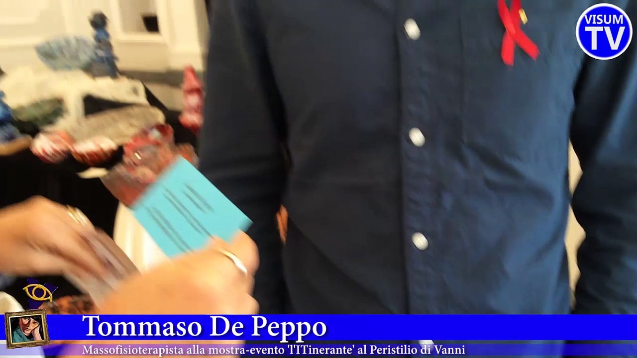 Tommaso De Peppo, Massofisioterapista a 'l'ITinerante' l'eccellenza dell'artigianato