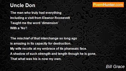 Bill Grace - Uncle Don