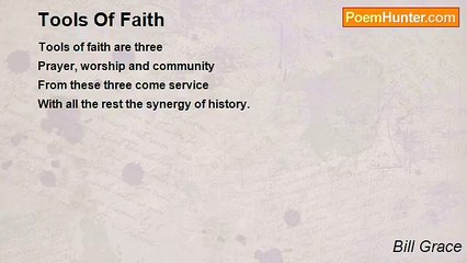 Bill Grace - Tools Of Faith
