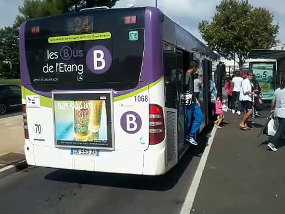 [Sound] Bus Mercedes-Benz Citaro C2 €uro 5 n°1068 des Bus de l'Etang - Vitrolles sur la ligne 24