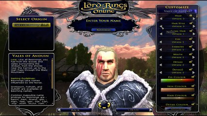 Tutorial For How To Create A Beorning In The Lord Of The Rings Online Helm's Deep