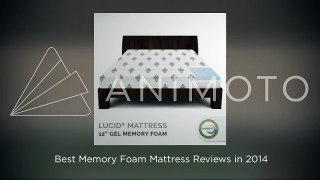 Best Memory Foam Mattress Reviews in 2014