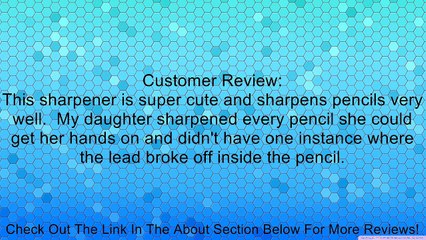 NEEWER Lovely Cartoon Panda Hand Rotating Plastic Manual Pencil Sharpener Review