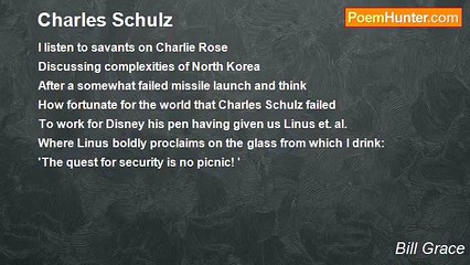 Bill Grace - Charles Schulz