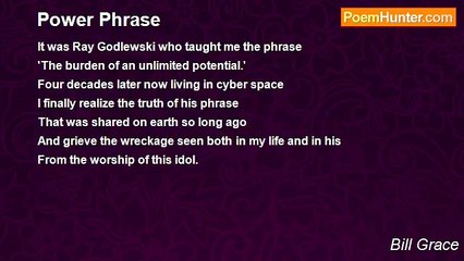 Bill Grace - Power Phrase