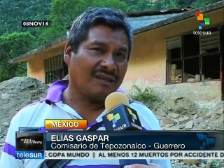 Gobierno estatal y federal mexicano abandona estados como Guerrero