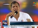 Enmienda no hace presidente a nadie, sí lo hace el voto: Rafael Correa