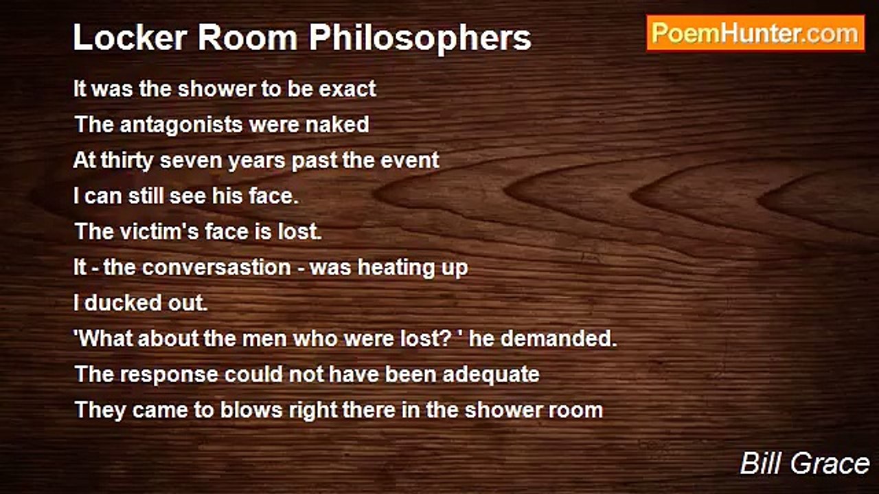 Bill Grace - Locker Room Philosophers