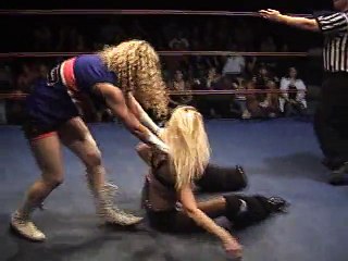 Amber O'Neal & Chiva Kid vs. Kellie Skater & Coach Gemini - Australian Football Rules Mixed Tag Match