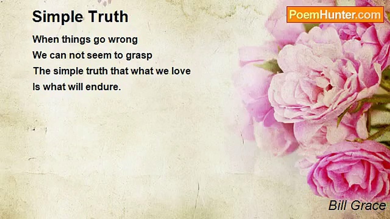 Bill Grace - Simple Truth