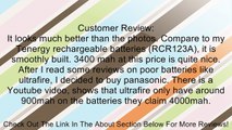 Two Panasonic NCR18650B 3.7V 3400mAh Rechargeable Li-ion Batteries QTY 2 Review