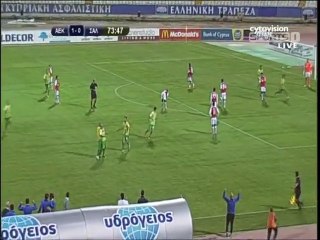 ΑΕΚ-Νέα Σαλαμίνα 2-0 (74' Τομάς)