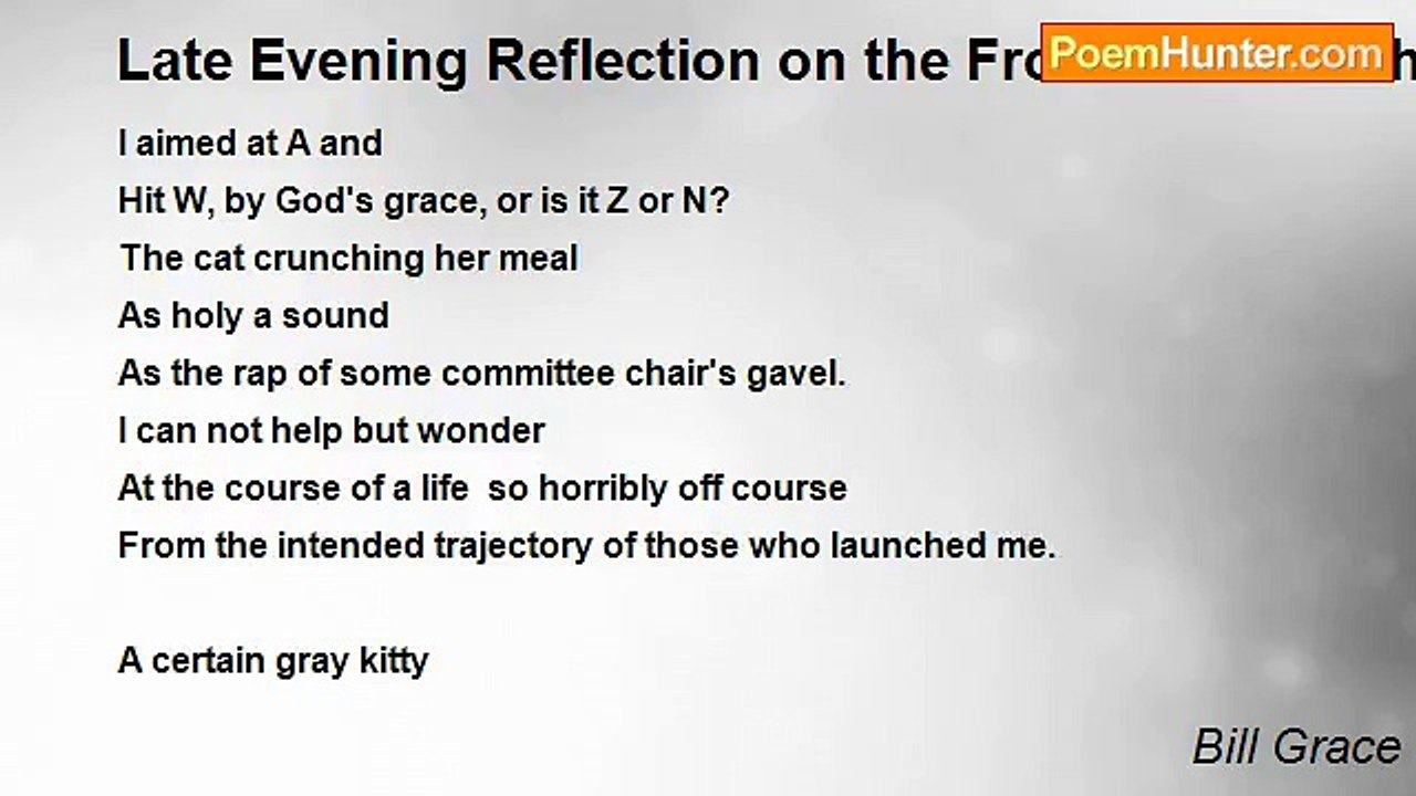 Bill Grace - Late Evening Reflection on the Front Porch with Cat