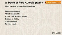 Bill Grace - :)  Poem of Pure Autobiography - Watches