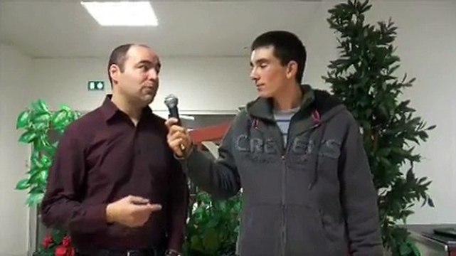 Iterview d'un conseiller principal d’éducation lors des rencontres de délégués 2014 d'Auvergne à Super Besse