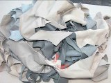 Leather scraps, Wet salted, Raw skins