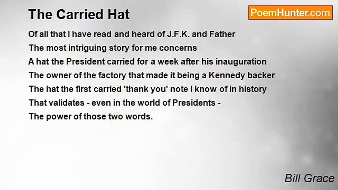 Bill Grace - The Carried Hat