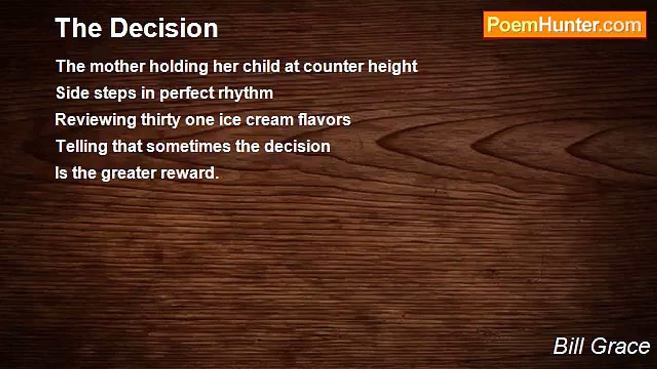 Bill Grace - The Decision