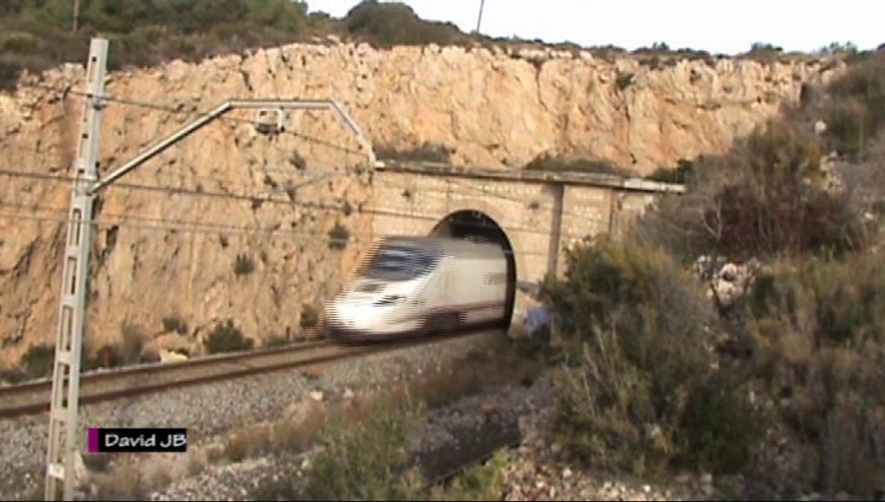 Trenes entre Sitges y Vilanova - 8 Diciembre 2010