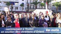 Rassemblement à Toulon en soutien des chrétiens d'Orient