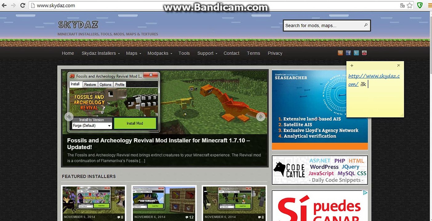 Minecraft Mod yükleme